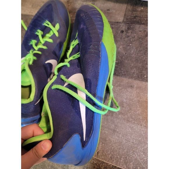 Nike Mens 12 blue green‎ athletic shoes running - Picture 2 of 8